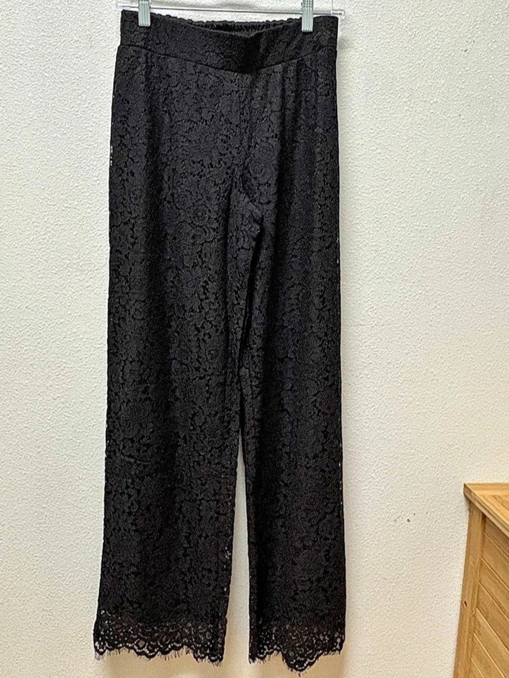 Isaac Mizrahi Women's Lace Pants XX-Small Tall Black NWOT Cottagecore Boho